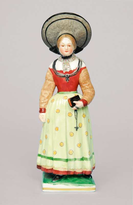 A rare figurine 'Schwäbin'
