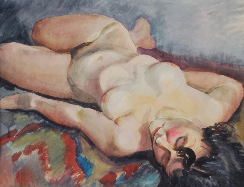 A reclining nude