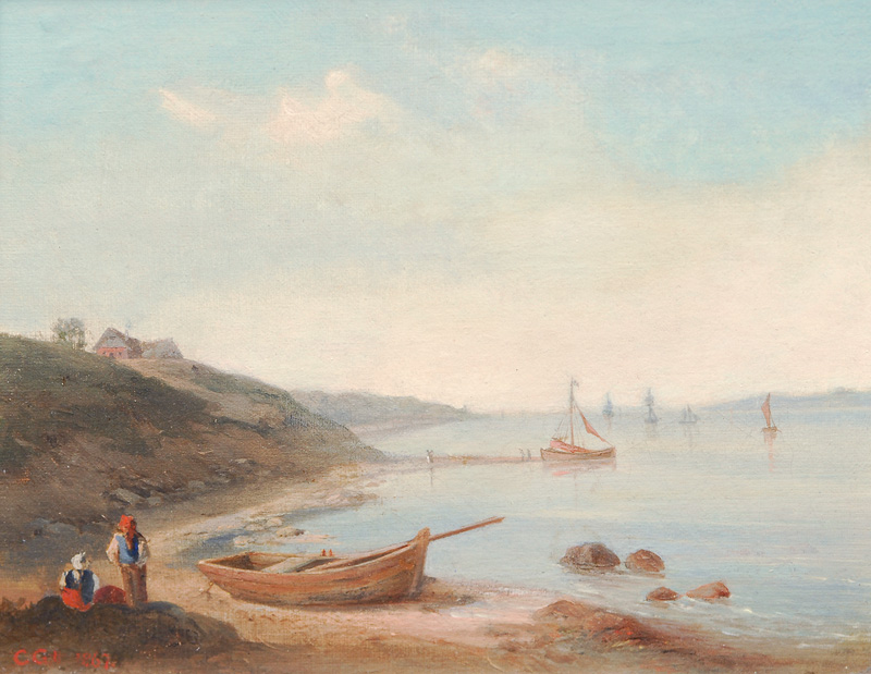 The river Elbe at Blankenese