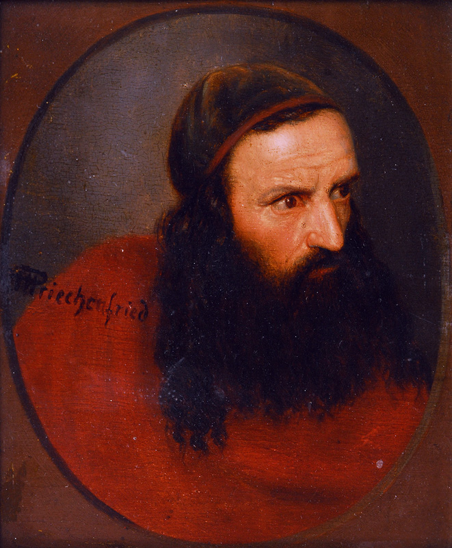 Pair of paintings: A Russian rabbi