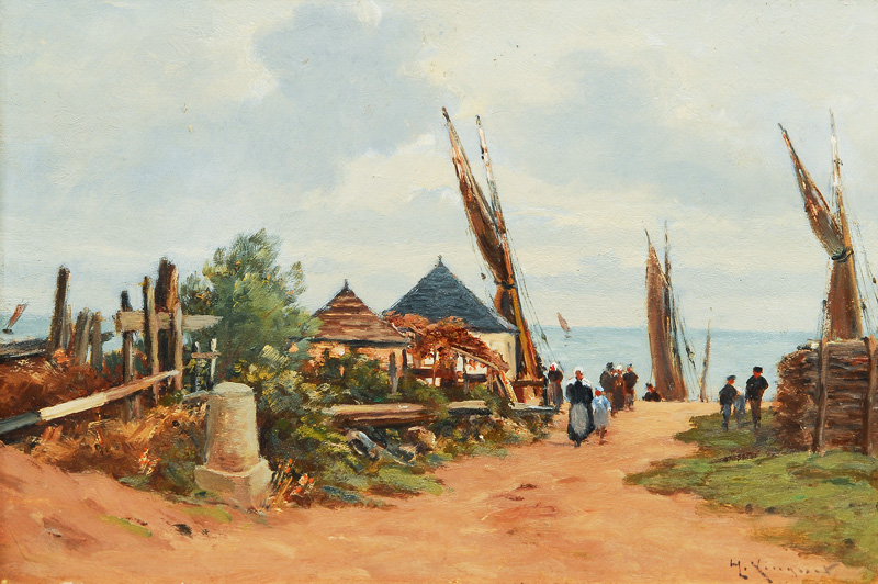 Coastal scene in the Bretagne