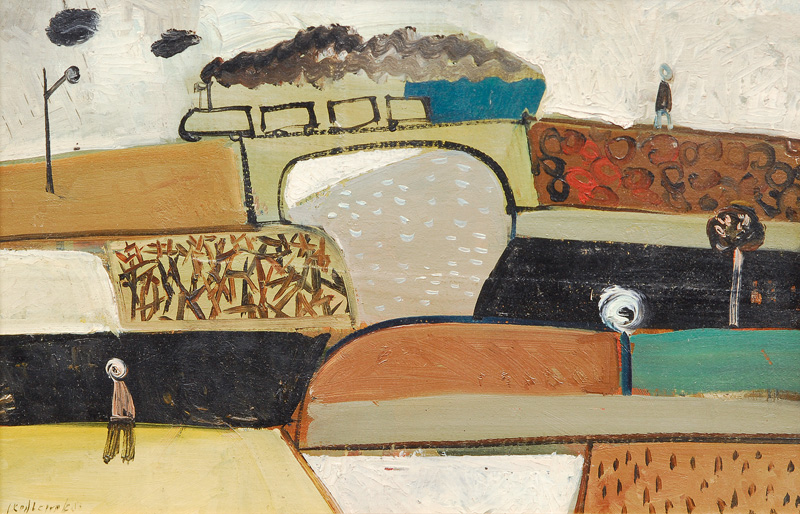 Landscape with a train