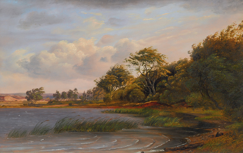 Landscape with the Silkeborg lake