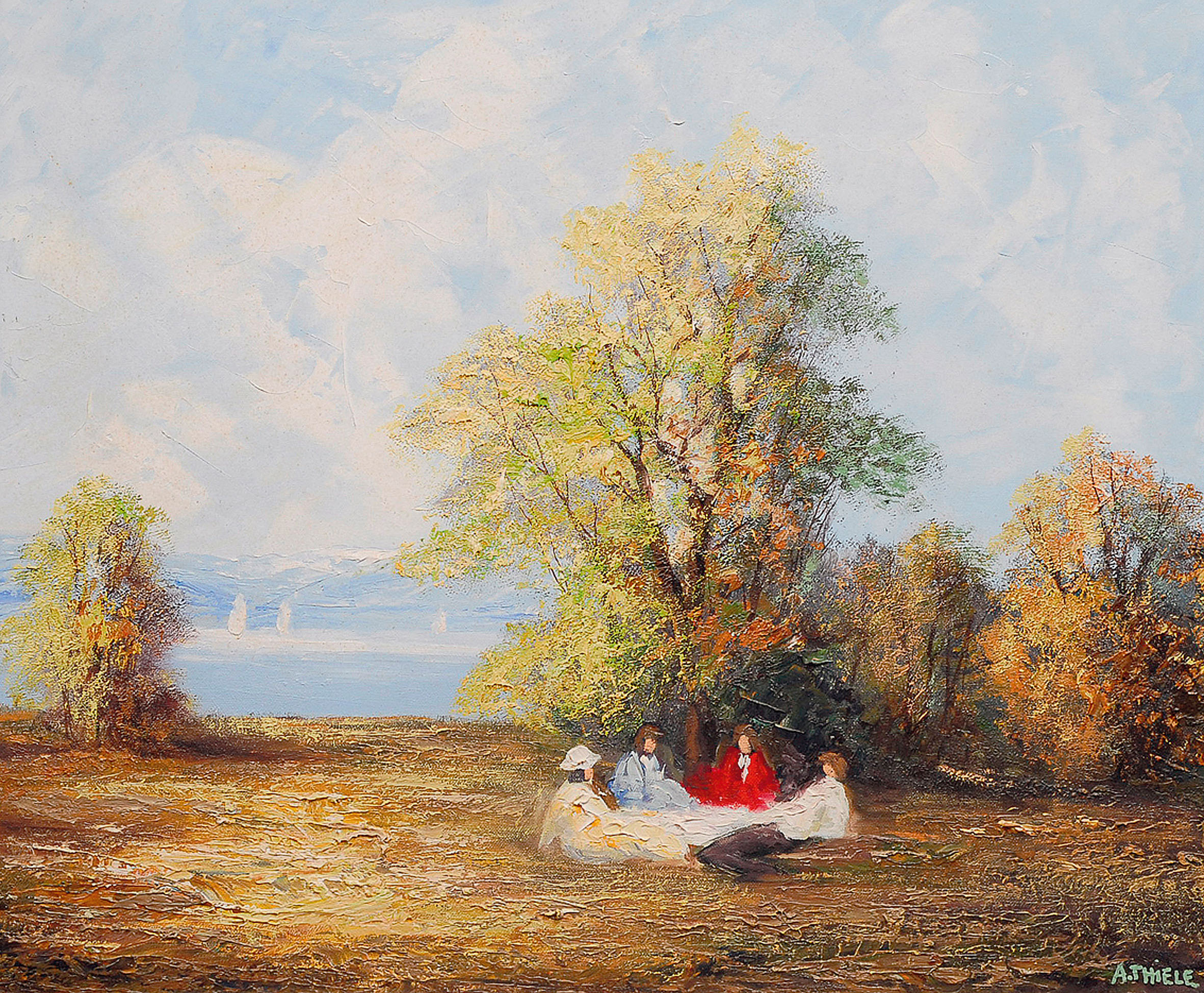A picknick at the lake