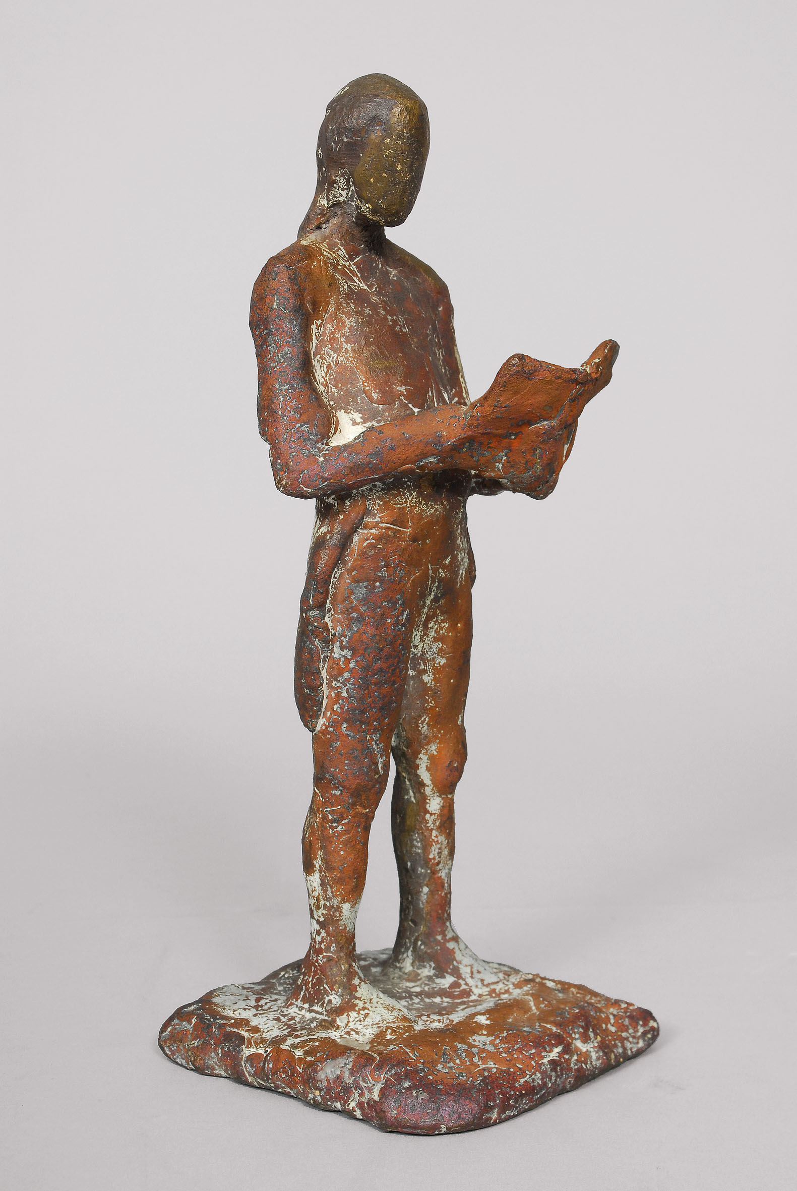 A bronze fiugre 'Matthias Claudius'