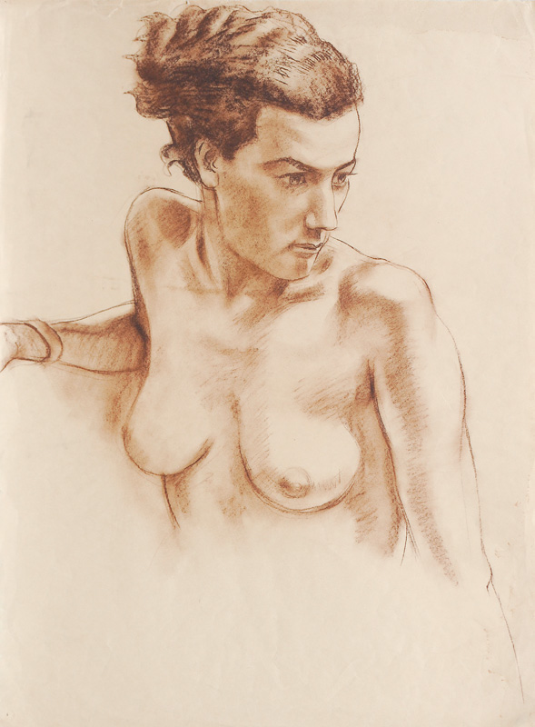 A convolute of 14 sketches of female nudes - image 3