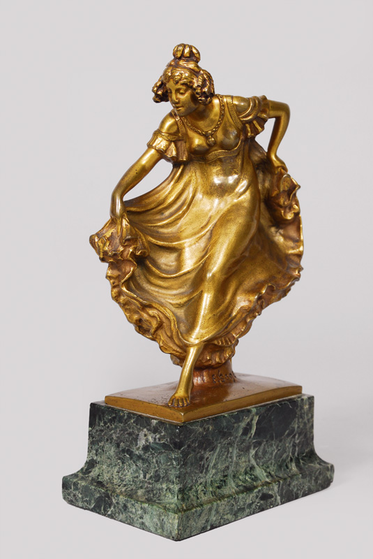 A bronze figure 'Dancer'