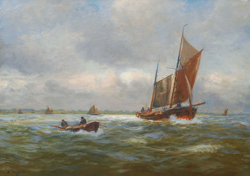 Fishing Cutters on the Elbe