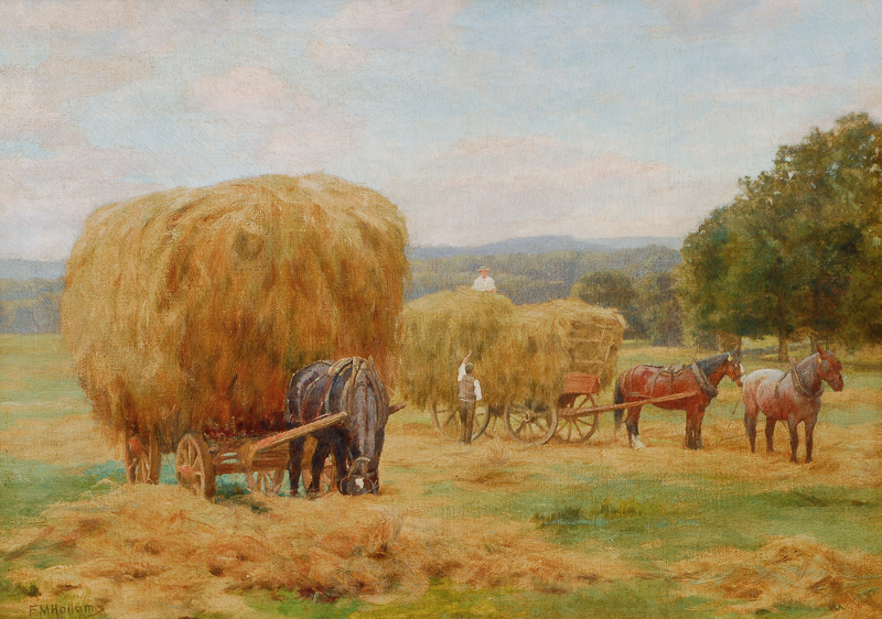 Horses at the Hay Harvest