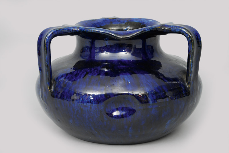 An Art-Nouveau bowl with handles