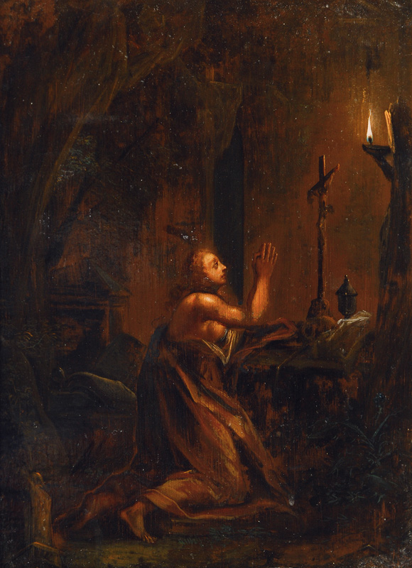 Magdalena im nächtlichen Gebet