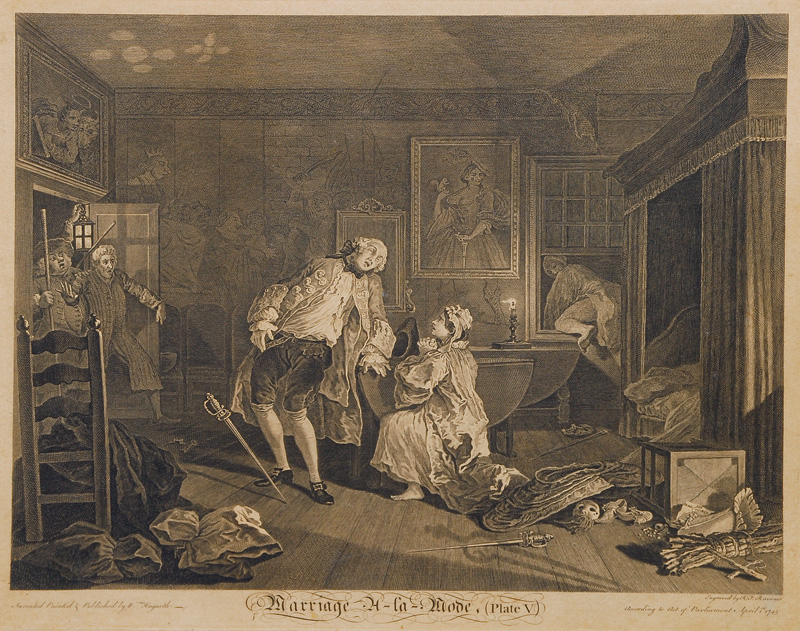 6 Engravings: Marriage à la Mode - image 3