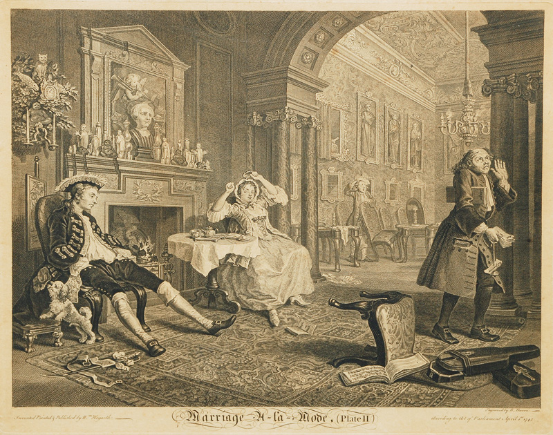 6 Engravings: Marriage à la Mode - image 4