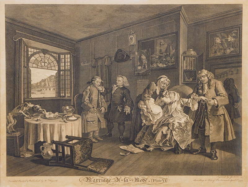 6 Engravings: Marriage à la Mode - image 5