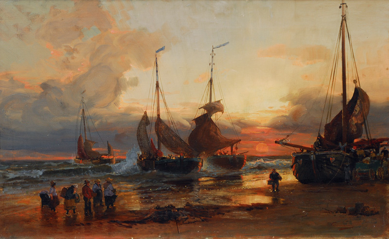 Fishing Boats on the Shore