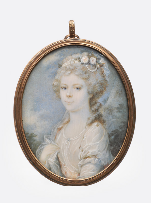 A miniature portrait of the 'Grand Duchess Helena Pavlovna of Russia'
