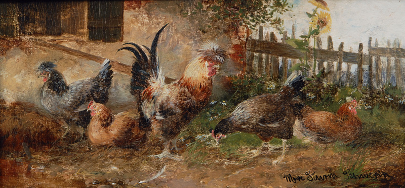 Poultry in the Garden