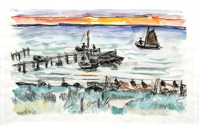 Fishing Boats on the Elbe