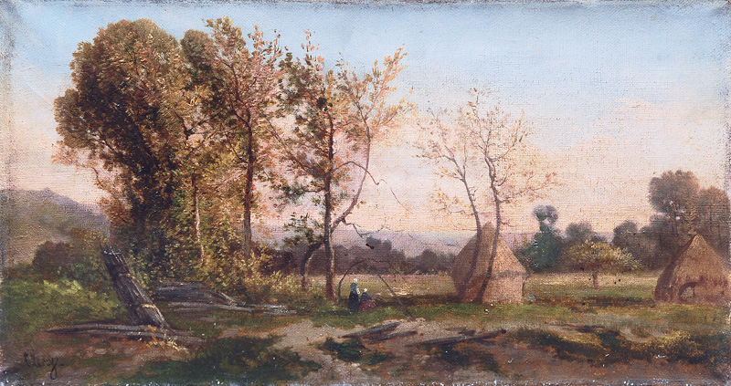 Pierre Edouard Cléry - French Summer Landscape French Summer Landscape