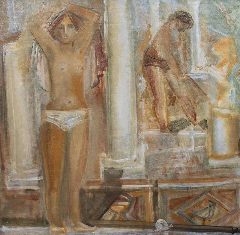 J.G. Uralov Kupalschitzy - Die Badenden von Chersones (Krim) Die Badenden von Chersones (Krim)