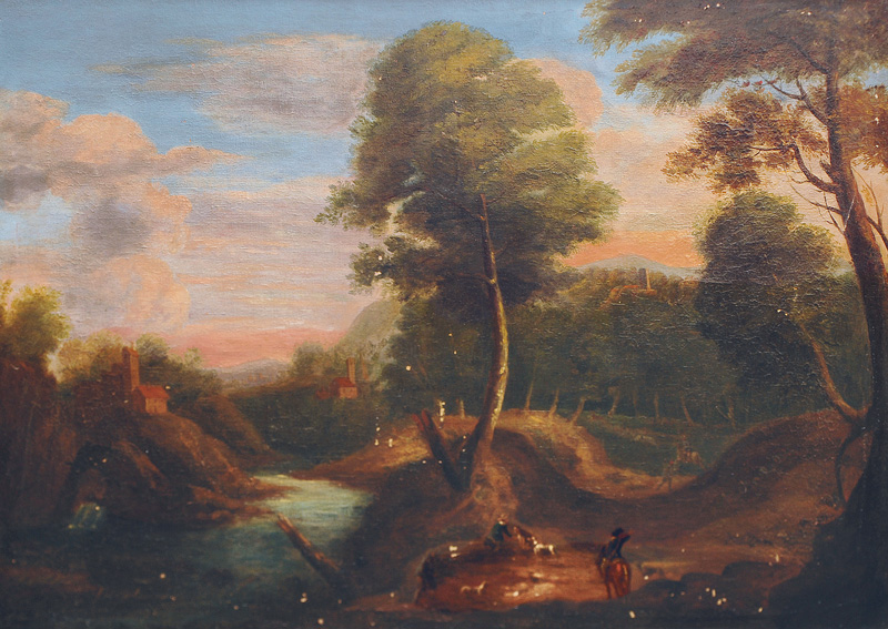 Hunters in a River Landscape