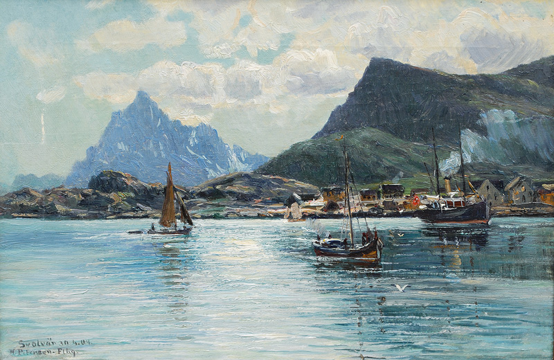 View of Svolvaer - Lofoten