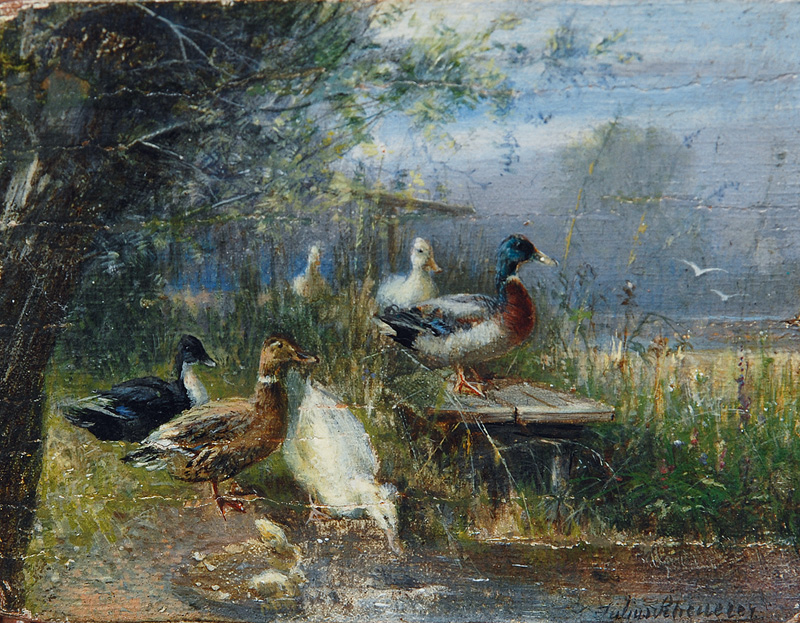 Miniature - Ducks at the Lake