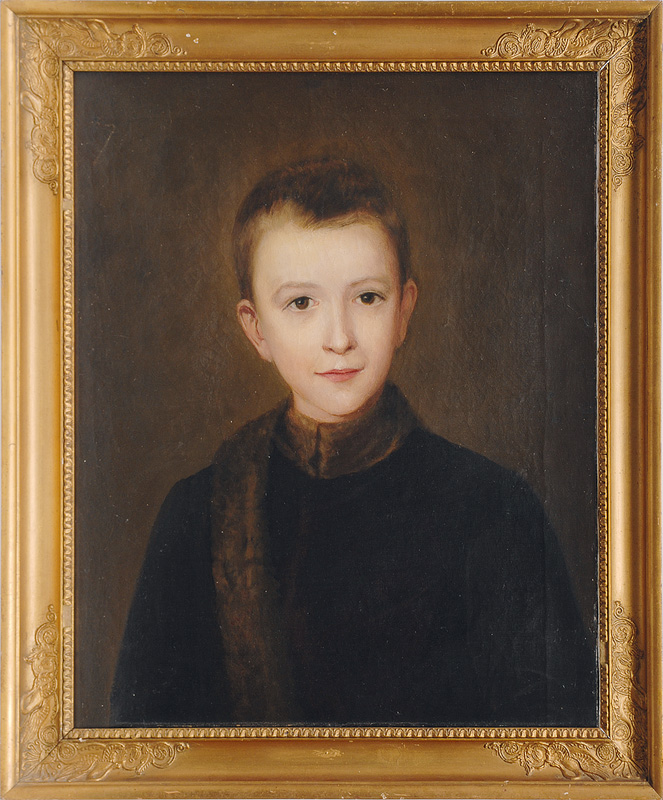 Portrait of a Boy with Mink Collar - image 2