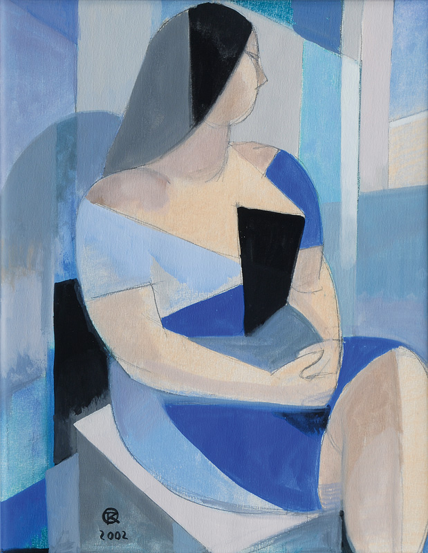 Tomasz Kazikowski - Lady in a Blue Dress Lady in a Blue Dress