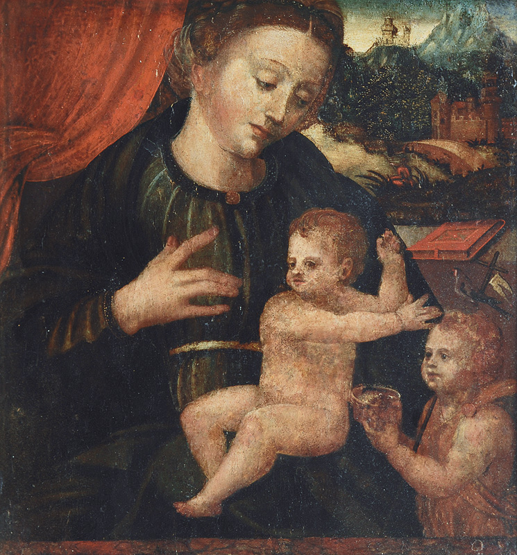 Maria mit dem Kind und Johannes dem Täufer - Bild 2
