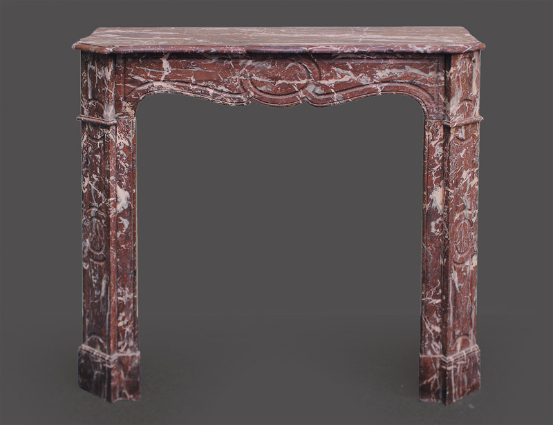 A classical marble fire place casing