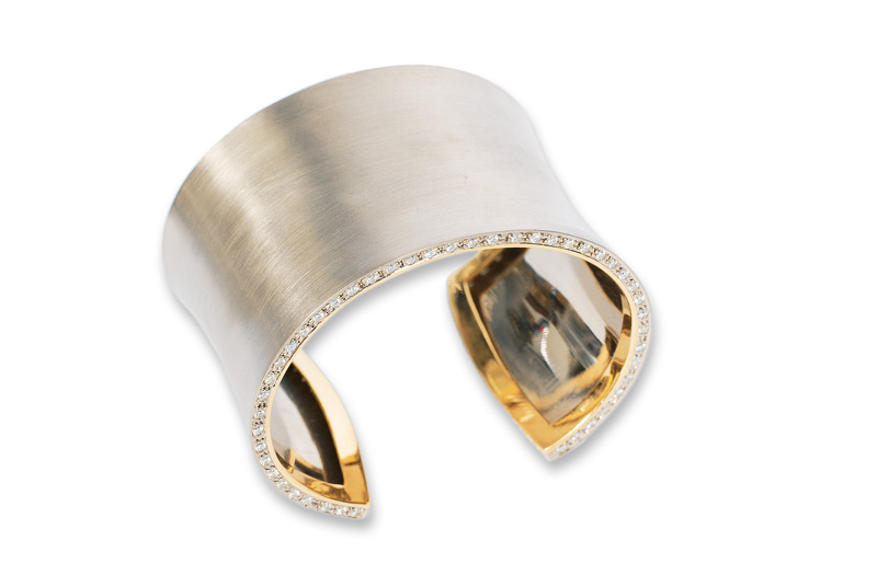 A modern bangle bracelet