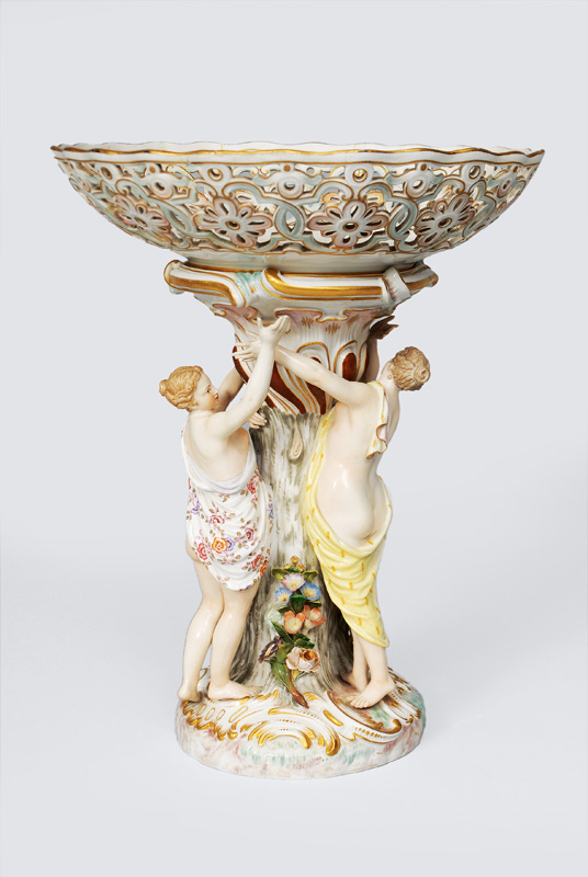 An elegant two-part centre piece "The three Graces" - image 2