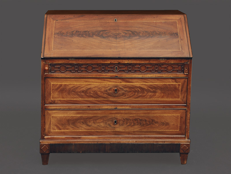 A Biedermeier secretaire from Caroline Amalie, queen of Denmark