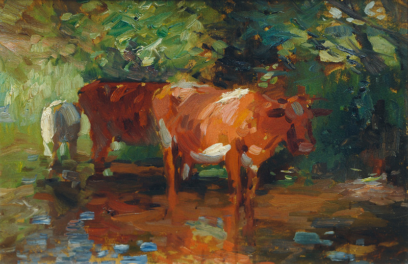 Cows at the Lake