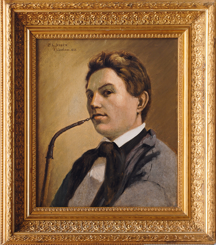 Portrait of a Young Man with a Pipe - image 2