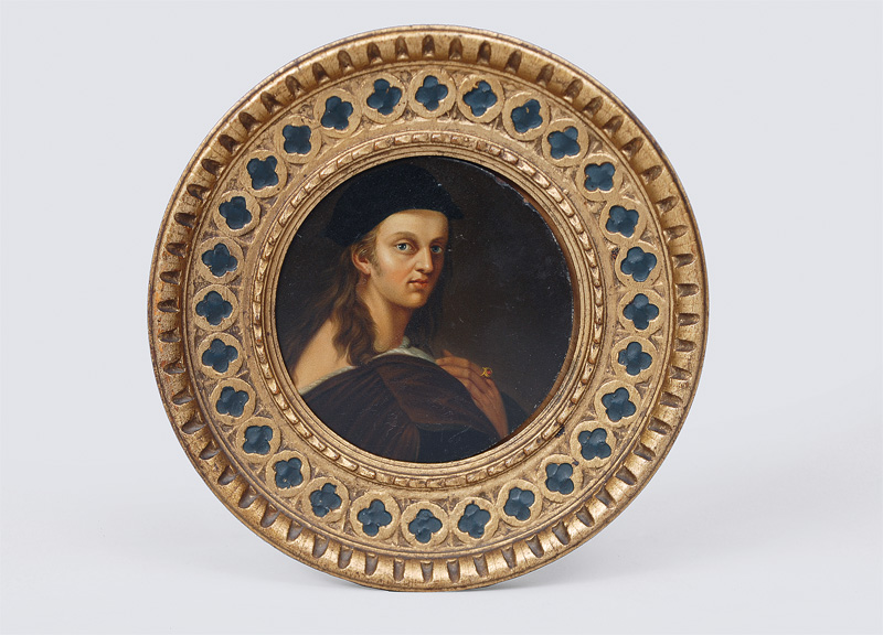 Johann Heinrich Stobwasser, Umkreis - A miniature portrait of a nobleman A miniature portrait of a nobleman