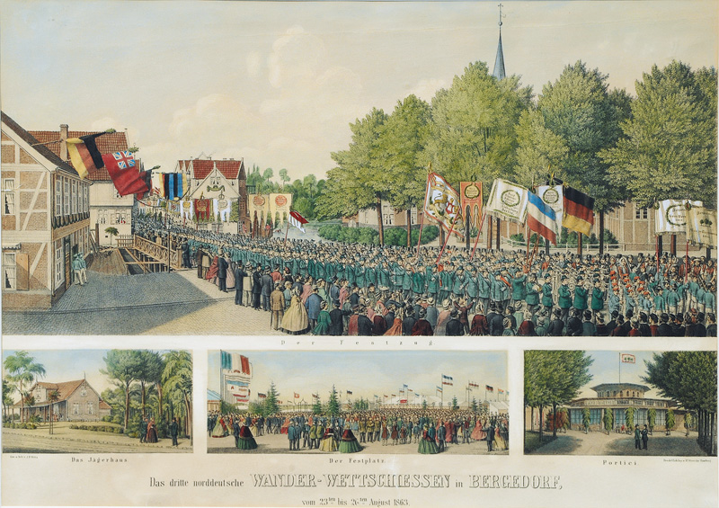 The Parade in Bergedorf 1863