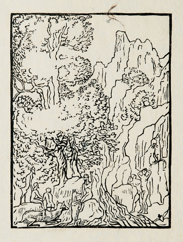 Illustration to the Shepherds Odes of Vergil