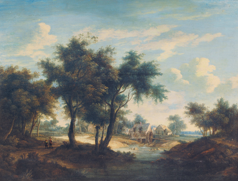Mill in a River Landscape