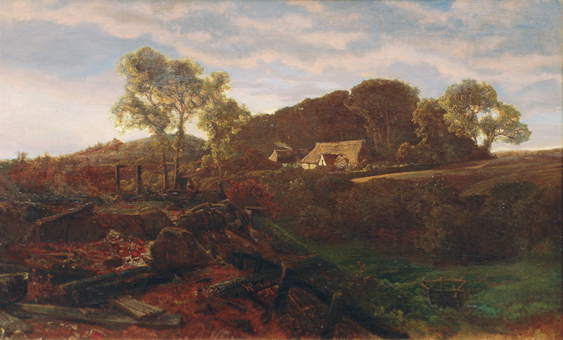 Farmhouse in the Evening Light