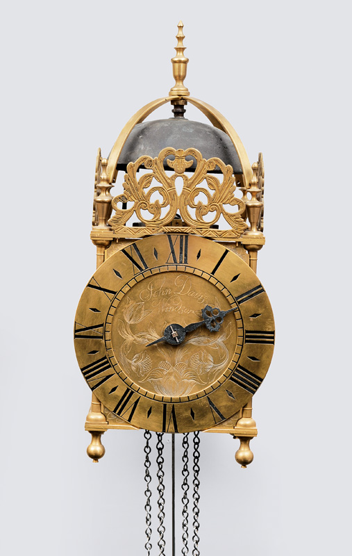 A classical english lantern clock