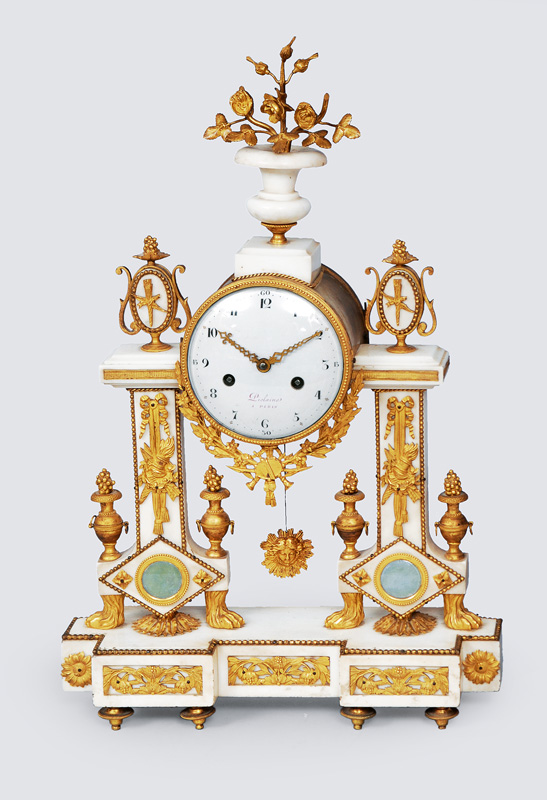 An Empire mantle clock by Piolaine