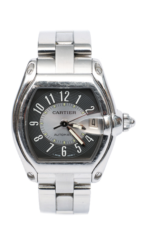 A gentlemen"s wrist watch "Roadster" by Cartier
