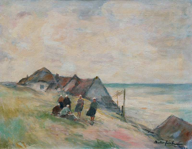 Bruno Jüttner - Fisherwomen at the Sea Fisherwomen at the Sea
