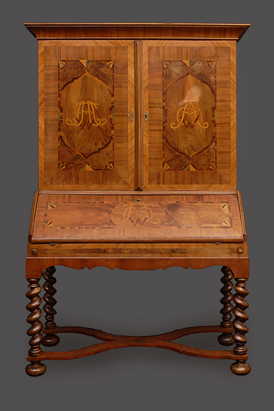 A baroque bureau cabinet