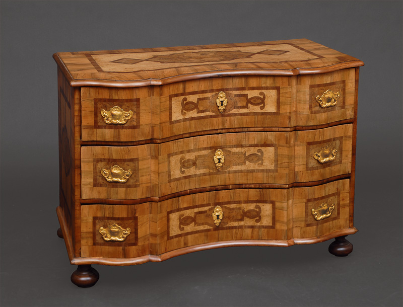 A Baroque chest of drawers