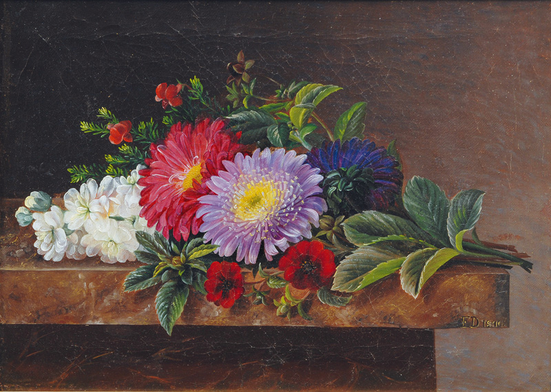 Floral Still Life with Asters