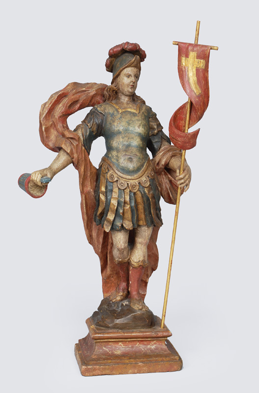 A Baroque sculpture "Saint Florian"