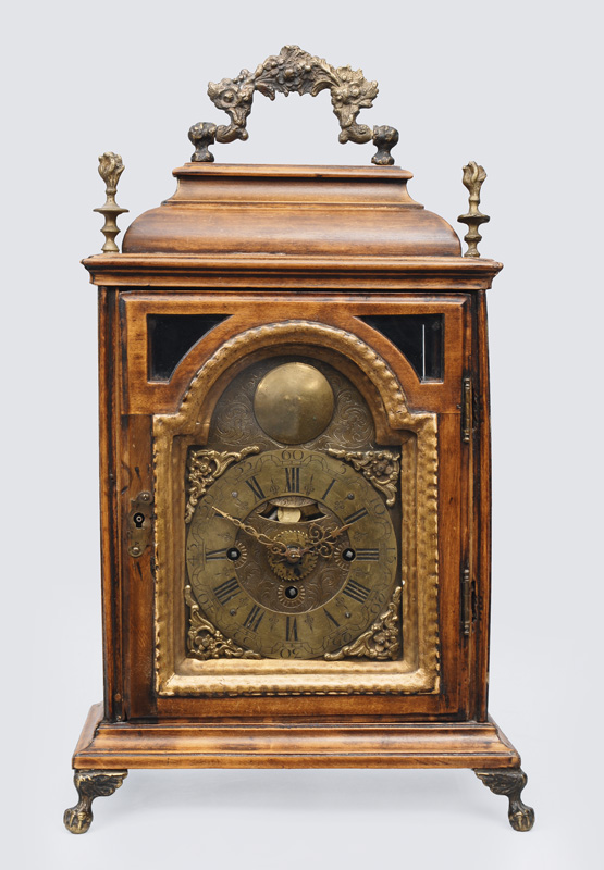 A Baroque bracket clock